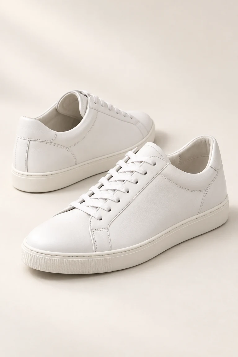 Leather sneakers
